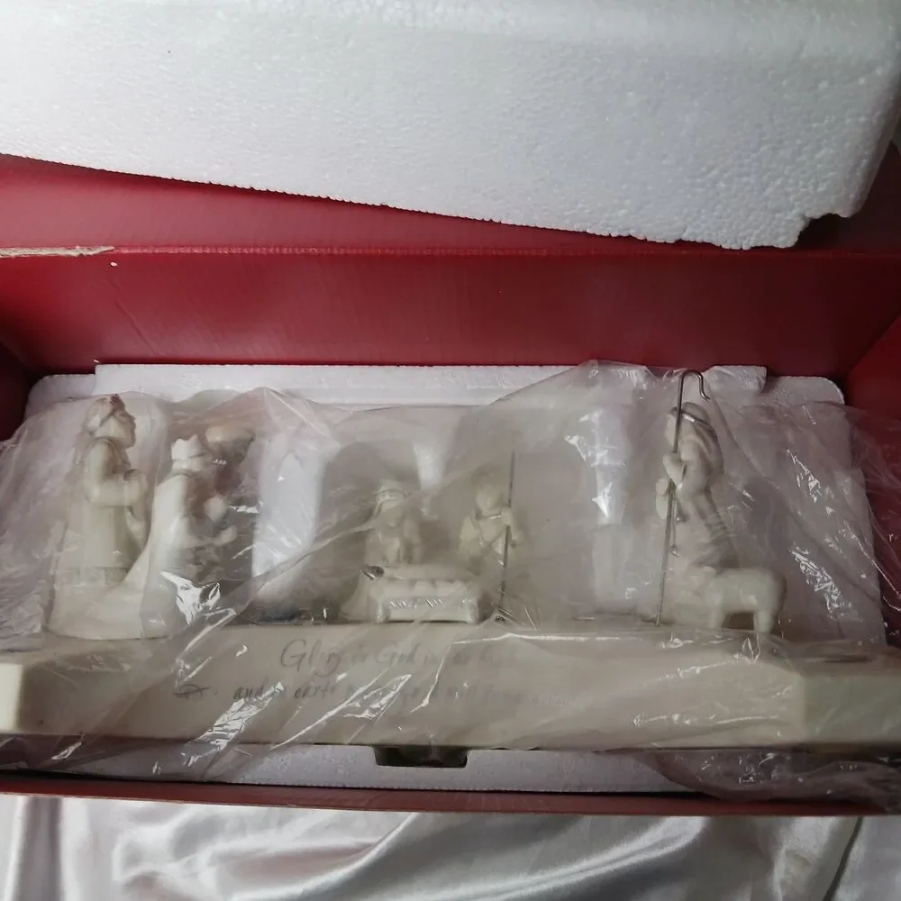 O Come, Emmanuel Nativity 2004 Hallmark Keepsake Advent ~ Candle Holder ~ w/ Box